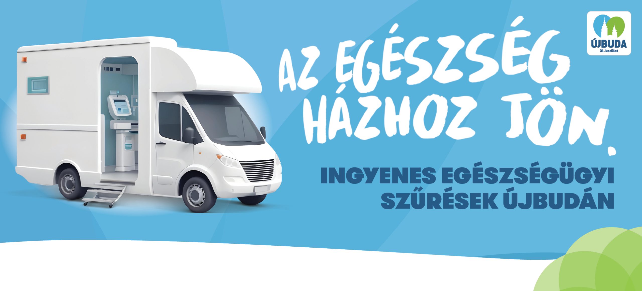 Újbuda Önkormányzata által szervezett egészségügyi szűrőbusz program